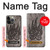 W3832 Viking Norse Bear Paw Berserkers Rock Funda Carcasa Case y Caso Del Tirón Funda para iPhone 14 Pro