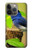 W3839 Bluebird of Happiness Blue Bird Funda Carcasa Case y Caso Del Tirón Funda para iPhone 14 Pro