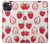 W3481 Strawberry Funda Carcasa Case y Caso Del Tirón Funda para iPhone 14 Plus