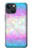 W3747 Trans Flag Polygon Funda Carcasa Case y Caso Del Tirón Funda para iPhone 14 Plus