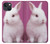W3870 Cute Baby Bunny Funda Carcasa Case y Caso Del Tirón Funda para iPhone 14 Plus