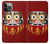 W3023 Japan Good Luck Daruma Doll Funda Carcasa Case y Caso Del Tirón Funda para iPhone 14 Pro Max