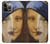W3853 Mona Lisa Gustav Klimt Vermeer Funda Carcasa Case y Caso Del Tirón Funda para iPhone 14 Pro Max