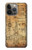 W3868 Aircraft Blueprint Old Paper Funda Carcasa Case y Caso Del Tirón Funda para iPhone 14 Pro Max