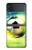 W3844 Glowing Football Soccer Ball Funda Carcasa Case y Caso Del Tirón Funda para Samsung Galaxy Z Flip 4