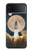 W3859 Bitcoin to the Moon Funda Carcasa Case y Caso Del Tirón Funda para Samsung Galaxy Z Flip 4