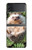 W3863 Pygmy Hedgehog Dwarf Hedgehog Paint Funda Carcasa Case y Caso Del Tirón Funda para Samsung Galaxy Z Flip 4