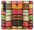 W0080 Macarons Funda Carcasa Case y Caso Del Tirón Funda para Samsung Galaxy Z Fold 4