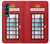 W2059 England British Telephone Box Minimalist Funda Carcasa Case y Caso Del Tirón Funda para Samsung Galaxy Z Fold 4