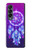 W3484 Cute Galaxy Dream Catcher Funda Carcasa Case y Caso Del Tirón Funda para Samsung Galaxy Z Fold 4