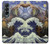 W3851 World of Art Van Gogh Hokusai Da Vinci Funda Carcasa Case y Caso Del Tirón Funda para Samsung Galaxy Z Fold 4