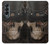 W3852 Steampunk Skull Funda Carcasa Case y Caso Del Tirón Funda para Samsung Galaxy Z Fold 4