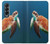 W3899 Sea Turtle Funda Carcasa Case y Caso Del Tirón Funda para Samsung Galaxy Z Fold 4
