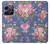 W3265 Vintage Flower Pattern Funda Carcasa Case y Caso Del Tirón Funda para OnePlus 10T