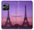 W3447 Eiffel Paris Sunset Funda Carcasa Case y Caso Del Tirón Funda para OnePlus 10T