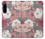 W3716 Rose Floral Pattern Funda Carcasa Case y Caso Del Tirón Funda para Sony Xperia 5 IV