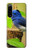 W3839 Bluebird of Happiness Blue Bird Funda Carcasa Case y Caso Del Tirón Funda para Sony Xperia 5 IV