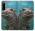 W3871 Cute Baby Hippo Hippopotamus Funda Carcasa Case y Caso Del Tirón Funda para Sony Xperia 5 IV