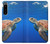 W3898 Sea Turtle Funda Carcasa Case y Caso Del Tirón Funda para Sony Xperia 5 IV