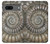 W1788 Ammonite Fossil Funda Carcasa Case y Caso Del Tirón Funda para Google Pixel 7