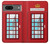 W2059 England British Telephone Box Minimalist Funda Carcasa Case y Caso Del Tirón Funda para Google Pixel 7