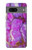 W2907 Purple Turquoise Stone Funda Carcasa Case y Caso Del Tirón Funda para Google Pixel 7