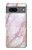 W3482 Soft Pink Marble Graphic Print Funda Carcasa Case y Caso Del Tirón Funda para Google Pixel 7