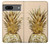W3490 Gold Pineapple Funda Carcasa Case y Caso Del Tirón Funda para Google Pixel 7