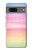 W3507 Colorful Rainbow Pastel Funda Carcasa Case y Caso Del Tirón Funda para Google Pixel 7