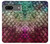 W3539 Mermaid Fish Scale Funda Carcasa Case y Caso Del Tirón Funda para Google Pixel 7