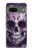 W3582 Purple Sugar Skull Funda Carcasa Case y Caso Del Tirón Funda para Google Pixel 7