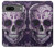 W3582 Purple Sugar Skull Funda Carcasa Case y Caso Del Tirón Funda para Google Pixel 7