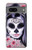 W3821 Sugar Skull Steam Punk Girl Gothic Funda Carcasa Case y Caso Del Tirón Funda para Google Pixel 7