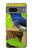 W3839 Bluebird of Happiness Blue Bird Funda Carcasa Case y Caso Del Tirón Funda para Google Pixel 7