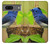 W3839 Bluebird of Happiness Blue Bird Funda Carcasa Case y Caso Del Tirón Funda para Google Pixel 7