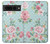 W3494 Vintage Rose Polka Dot Funda Carcasa Case y Caso Del Tirón Funda para Google Pixel 7 Pro