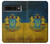 W3858 Ukraine Vintage Flag Funda Carcasa Case y Caso Del Tirón Funda para Google Pixel 7 Pro