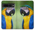 W3888 Macaw Face Bird Funda Carcasa Case y Caso Del Tirón Funda para Google Pixel 7 Pro