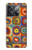 W3409 Squares Concentric Circles Funda Carcasa Case y Caso Del Tirón Funda para OnePlus Ace Pro