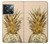 W3490 Gold Pineapple Funda Carcasa Case y Caso Del Tirón Funda para OnePlus Ace Pro