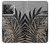 W3692 Gray Black Palm Leaves Funda Carcasa Case y Caso Del Tirón Funda para OnePlus Ace Pro