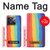 W3799 Cute Vertical Watercolor Rainbow Funda Carcasa Case y Caso Del Tirón Funda para OnePlus Ace Pro