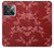 W3817 Red Floral Cherry blossom Pattern Funda Carcasa Case y Caso Del Tirón Funda para OnePlus Ace Pro