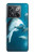 W3878 Dolphin Funda Carcasa Case y Caso Del Tirón Funda para OnePlus Ace Pro