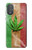 W2109 Smoke Reggae Rasta Flag Funda Carcasa Case y Caso Del Tirón Funda para Motorola Moto G Power 2022, G Play 2023