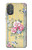 W2229 Vintage Flowers Funda Carcasa Case y Caso Del Tirón Funda para Motorola Moto G Power 2022, G Play 2023