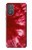 W2480 Tie Dye Red Funda Carcasa Case y Caso Del Tirón Funda para Motorola Moto G Power 2022, G Play 2023