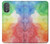 W2945 Colorful Watercolor Funda Carcasa Case y Caso Del Tirón Funda para Motorola Moto G Power 2022, G Play 2023