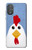 W3254 Chicken Cartoon Funda Carcasa Case y Caso Del Tirón Funda para Motorola Moto G Power 2022, G Play 2023