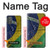 W3297 Brazil Flag Vintage Football Graphic Funda Carcasa Case y Caso Del Tirón Funda para Motorola Moto G Power 2022, G Play 2023